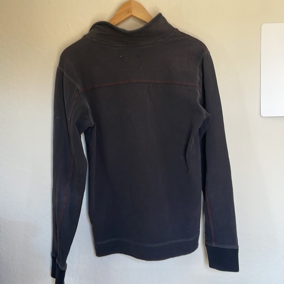 Jeremiah - stretchy button pullover (distressed) - navy (S) - Picture 2 of 6